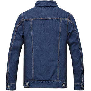 Vestes en jean personnalisées unies de haute qualité pour hommes, vestes en jean blanches unisexes, manteaux en jean pour hommes, vestes slim fit. - Product Image 1