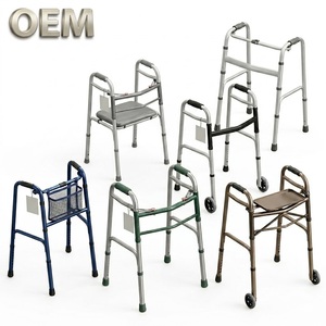 Andador Plegable Portátil OEM/ODM de Taiwán para Personas Mayores y Discapacitadas. Otros Usos en Terapia de Rehabilitación - Product Image 1