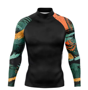 Maillot de bain à manches longues pour homme, protection solaire UPF 50+, Performance Rash Guard - Product Image 2