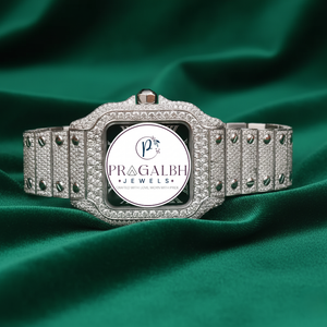 Fournisseur en gros de montres de luxe pour hommes entièrement serties de moissanite, pouvant passer le test de pureté, montres haut de gamme - Product Image 6