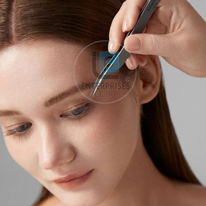 Wholesale High Quality Stainless Steel Eyelash <b>Extensions</b> Tweezers Reusable Durable <b>Cheap</b> Price - Product Image 6