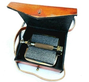 Vintage Brass Henry Hughes <b>Desk</b> Magnifier <b>Folding</b> Magnifying Glass for Reading, Office & Antique Decor - Product Image 4