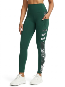 New Women's High Waist Solid Sports <b>Leggings</b> <b>with</b> <b>Pockets</b> Four-Way Stretch Breathable - Product Image 2