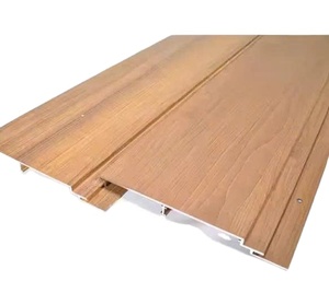 Panneau de terrasse en aluminium CNW de qualité supérieure, série 6000, alliage T3~T8, grain de bois, pour revêtement de sol extérieur - Product Image 1