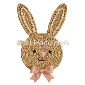 Accesorios de decoración del hogar de mimbre de alta calidad, Natural jacinto de agua, colgante de pared, Pascua moderna única, Vietnam directo - Product Image 1