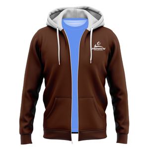 Ventes en gros de sweats à capuche pour hommes de qualité supérieure, poids lourd, fermeture éclair, sur mesure, respirant, chemise à capuche pour hommes, prix bas - Product Image 1