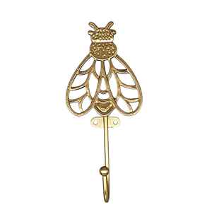 Crochet décoratif en aluminium fini brun en forme d'oiseau pour décoration murale, décoration intérieure, organisateur de pelouse, ou cadeau - Product Image 5