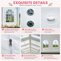Fabricant de tentes de mariage gonflables personnalisées en gros, tente d'événement commerciale gonflable en PVC pour location de fêtes et festivals en extérieur