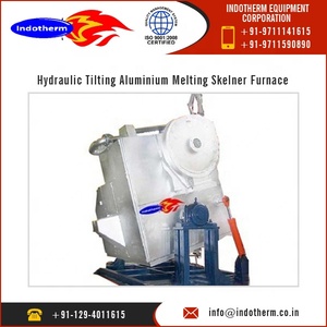 Horno industrial Skelner de 12 T, tecnología de inclinación hidráulica automática de Gas Natural, chatarra de aluminio, fusión de Metal a granel - Product Image 4