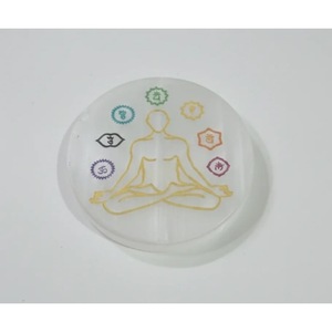 Plaque de Recharge en Sélénite Naturelle en Gros, Décoration d'Intérieur et Pierre de Guérison, Article Cadeau d'Inde - Product Image 1