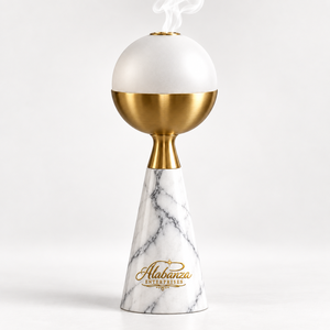 ALABANZA ENTERPRISES Brûleur à Bakhoor en Bois Haut de Gamme Modèle ABBB122 avec Encens Indien Écologique Mabkhara Oud Arabe Moderne - Product Image 3
