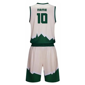 Conjunto de Uniforme de Baloncesto Personalizado Negro y Azul, Uniforme Profesional para Equipo, Ropa Deportiva Transpirable de Secado Rápido, Camiseta sin Mangas y Pantalones Cortos - Product Image 1