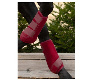 Bottes de protection pour chevaux, bottes de sport équestres avec votre logo de marque, en caoutchouc éponge respirant pour l'extérieur - Product Image 1