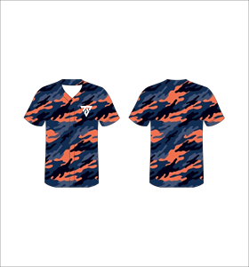 Maillot de baseball pour homme, imprimé camouflage, manches courtes, respirant, polyester, uniforme sportif, coupe classique, logo sur le devant, bouton - Product Image 4