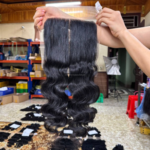 Perruques brésiliennes en cheveux humains vierges en gros, avec dentelle frontale, couleur et texture personnalisables, ondulations naturelles, pointes pleines - Product Image 4