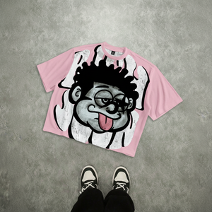 Camiseta Oversize para Hombre con Efecto Ácido – 100% Algodón de Alto Gramaje con Estampado DTG - Product Image 1