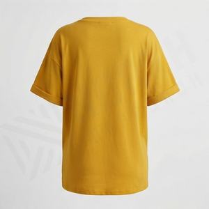 Camiseta Oversize para Mujer, Estilo Urbano, Personalizada con Estampado, de Algodón, Corte Holgado, Color Personalizado, Transpirable, Estilo Casual de Verano - Product Image 2
