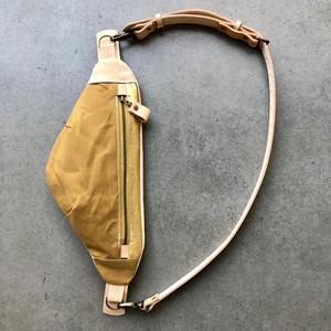 Sac bandoulière unisexe en cuir et toile, sac de poitrine, sac à dos de voyage et de randonnée décontracté, sac à fermeture éclair tendance, vente en gros LCSB-0011 - Product Image 1