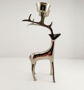Leaders in Supplying Genuine Quality T Light Reindeer Ornament Metal Craft Tableware <b>Candle</b> Holder to Hold <b>Candles</b> from India - Product Image 1
