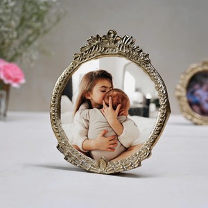 Unique Gold Photo <b>Frames</b> vintage Photo <b>Frame</b> for Table Top Display and <b>Wall</b> Hanging Home Decor Antique Set - Product Image 3