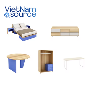 Meubles d'hôtel en bois sur mesure-Ensemble de meuble et table de qualité supérieure-Détails de la chambre à coucher de luxe-VietNam Souce Factory - Product Image 2