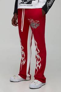 Pantalons de jogging pour hommes avec impression DTF de qualité supérieure, logo personnalisé, en molleton de coton, respirants, tissu de haute qualité, fabrication OEM et ODM - Product Image 4