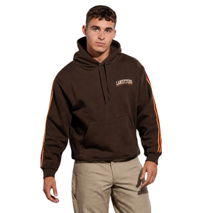 Sweat à capuche pour homme avec logo personnalisé, coupe classique, molleton épais 100% coton, cordons de serrage, poche kangourou, streetwear décontracté, OEM - Product Image 1