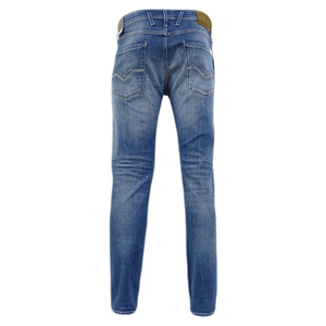 Jeans en denim grande taille pour hommes, séchage rapide, respirant, élégant, tendance, bleu, noir, couleur personnalisée, jeans décontractés pour hommes - Product Image 1