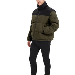 Chaqueta de Invierno para Hombre, Talla Grande, Chaqueta Acolchada con Cuello Alto, Abrigos para Hombre - Product Image 4