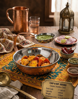 Meilleure Vente : Assiettes à Salade et Soupe Réutilisables de Luxe en Laiton, Cuivre et Acier, Écologiques, 100 Pièces, Vaisselle pour la Maison, l'Hôtel et les Fêtes