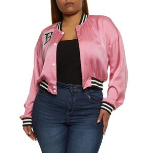 Chaqueta Corta de Satén para Mujer, Nuevo Estilo, Superventas, Precio al por Mayor, MOQ Bajo, Ligera, Antiencogimiento - Product Image 6