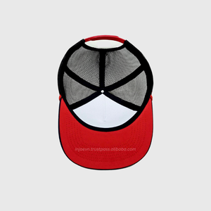 INJAE Custom 5 Panel Snapback <b>Hat</b> Mesh Back Rope Trucker <b>Hat</b> Flat Brim Sport Cap High-Quality Embroidery Logo OEM - Product Image 5