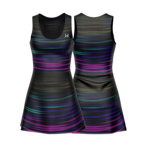 Jupe de tennis pour femme avec logo et nom d'équipe personnalisés, séchage rapide, respirante, en spandex/nylon, vêtements de sport pour le fitness, le yoga, le golf - Product Image 4