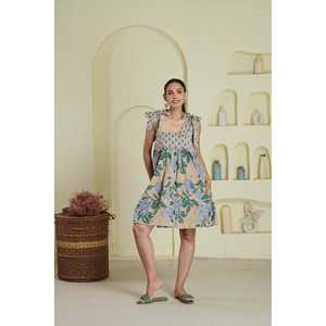 Robe décontractée Blossom Breeze avec lien à nouer - Product Image 2