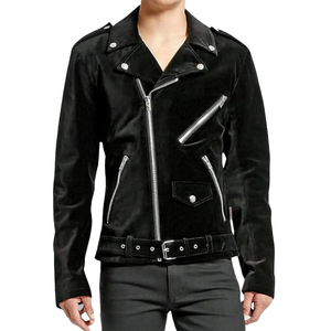 Chaqueta de Terciopelo Cálida de Invierno para Hombre al por Mayor con Cuello Alto y Logotipo Frontal, Diseño de Moda Personalizable de Alta Calidad - Product Image 1