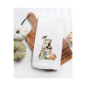 Ensemble de serviettes de cuisine personnalisables, 100% coton filé à l'anneau, naturel, brodé, écologique, hautement absorbant, séchage rapide - Product Image 3