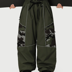 Custom Logo Cargo Baggy Snow <b>Ski</b> Pants Oversized Waterproof Windproof Plus Size Loose Fit High Quality Snowboard Wear For Men - Product Image 2