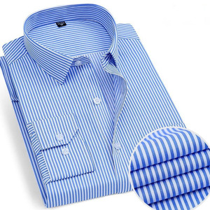 Chemise Formelle en Coton pour Hommes, Manches Longues, Coupe Slim, Couleur Unie, Tissu Doux et Respirant, Idéale pour Mariage, Fête, Bureau, Vente en Gros, OEM - Product Image 4