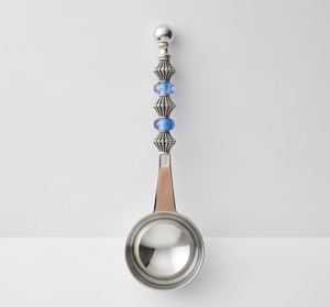 Cuillère à mesurer élégante en métal avec manche perlé, style vintage, outil de cuisine résistant à la chaleur - Product Image 1