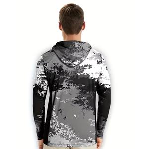 Sudadera con Capucha de Pesca Unisex con Protección Solar UPF 50, Personalizada con Sublimación, Transpirable, Manga Larga, para Exteriores, con Protección Facial Integrada, Tallas Grandes, Resistente al Viento - Product Image 2