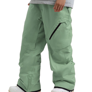 Pantalones de esquí y snowboard para hombre al por mayor, nuevo diseño, cortavientos, holgados, con cintura elástica, cierre de cremallera y técnicas de estampado. - Product Image 4