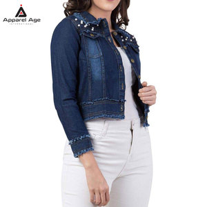 เสื้อแจ็คเก็ตผู้ชายผ้าฝ้ายสั่งทำพร้อมโลโก้ขายส่งสำหรับฤดูหนาว ระบายอากาศได้ดี เหมาะสำหรับกิจกรรมกลางแจ้ง และเสื้อแจ็คเก็ตยีนส์ครอปสำหรับผู้หญิง ขายออนไลน์ - Product Image 3