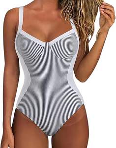 ชุดว่ายน้ำผู้หญิงขายส่ง ชุดว่ายน้ำวันพีซ พิมพ์โลโก้ตามสั่ง บิกินี่ระบายอากาศได้ดี ปรับได้ บิกินี่แบบแอคทีฟ ชุดว่ายน้ำวันพีซ - Product Image 6