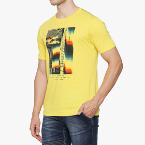 Camiseta de Hombre Oversize de Punto Formal de Poliéster/Algodón con Logotipo Personalizado al por Mayor OEM - Product Image 4