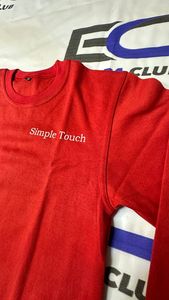 T-shirt à manches longues en coton 100% fabriqué en usine, coupe classique, impression sérigraphique, col rond personnalisé - Product Image 3