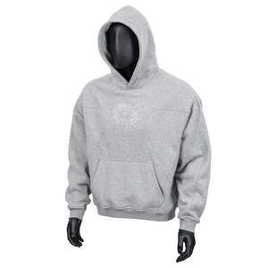 Sweat-shirts à capuche décontractés pour hommes, design personnalisé, solides, d'hiver, avec poche, respirants, en tissu polaire 100% coton, 340g, tricotés - Product Image 1