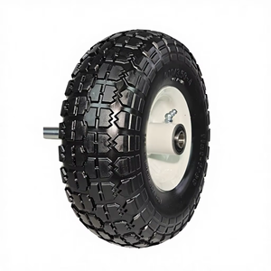 Roue anti-crevaison Caldwell fabriquée en Thaïlande, 10 pouces, 3.50-4, en mousse PU à profil cranté, pour nettoyeur haute pression, pulvérisateur, chariot à main, chariot et wagon - Product Image 1