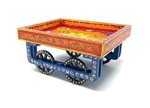 Plateau de service à snacks en métal de haute qualité, design tendance, avec compartiments pour servir des chips, des bonbons, des noix et des fruits secs - Product Image 2