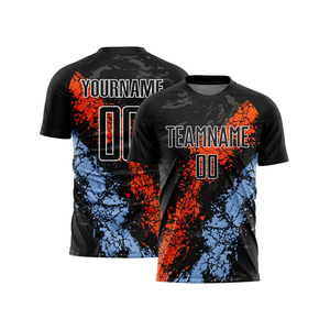 Wholesale Men's Customized Color Soccer Jersey High Quality Hot Sale Breathable Stitched Custom Team Name 100% Polyester Plus - Product Image 6