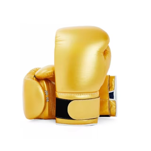 Gants d'entraînement de boxe professionnels en cuir véritable, imperméables, antidérapants, avec poignées ajustables pour sac de frappe lourd - Product Image 4
